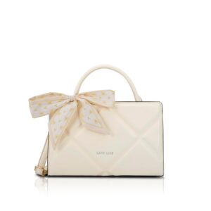 Lavie Luxe Women's Quaro Horizontal Satchel Handbag for Women | Satchel Bag for Work | Ladies purse | Stylish Shoulder Bag |